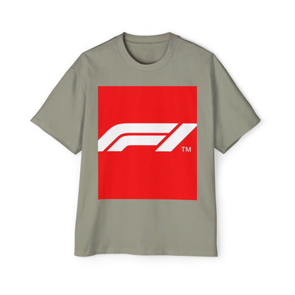Racing Graphic Tee — Bold Red F1 Logo Shirt