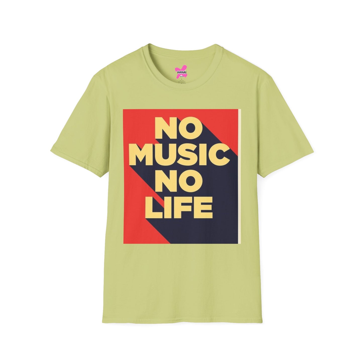 No Music No Life Unisex Softstyle T-Shirt – Music Lover's Essential