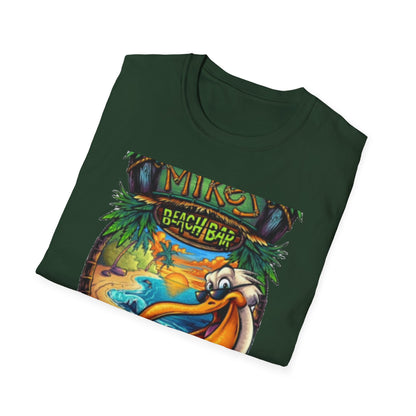 Beach Bar Vibes Unisex Softstyle T-Shirt - Perfect for Summer Fun and Relaxation