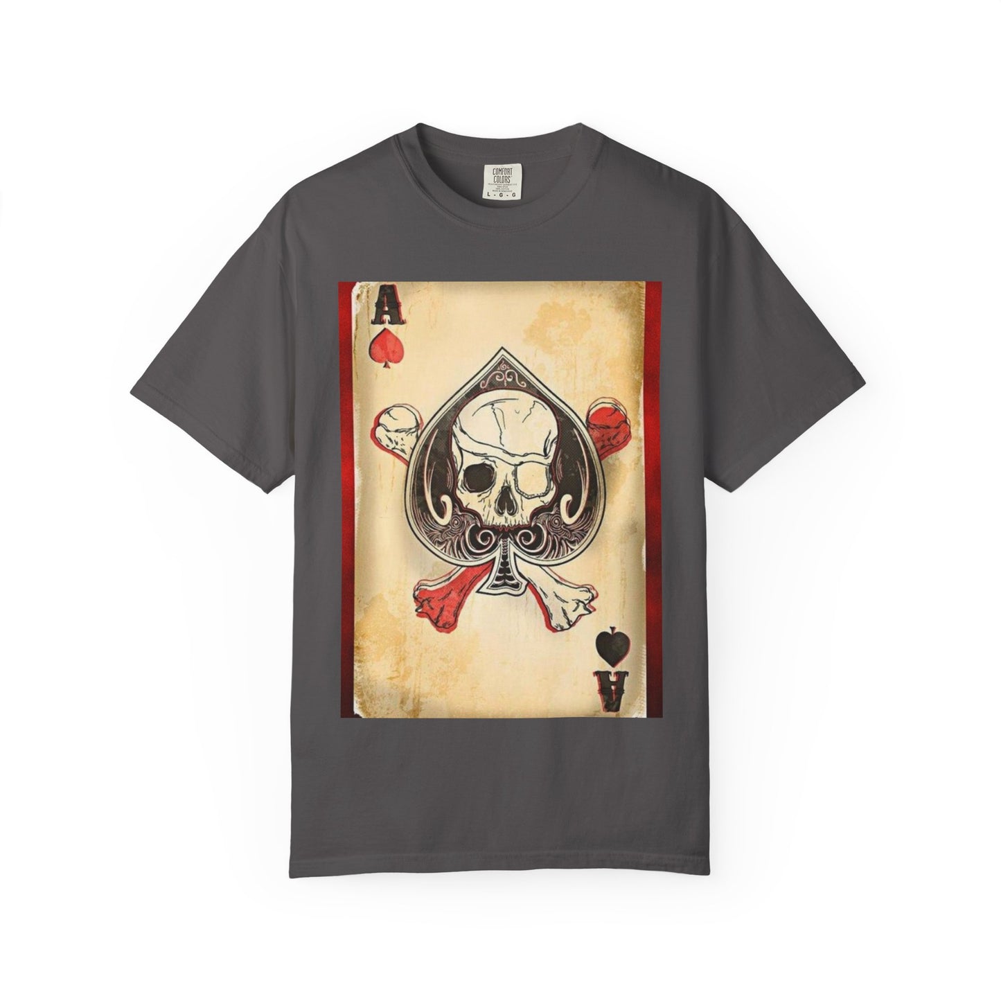 Vintage Skull & Ace of Spades Unisex T-Shirt - Perfect for Gamers and Rock Fans