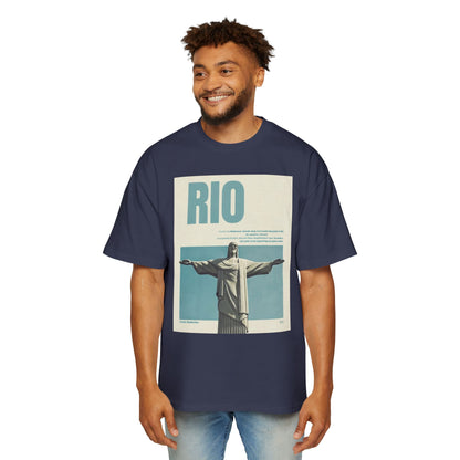 Rio Vintage Poster T-Shirt — Christ the Redeemer Travel Tee
