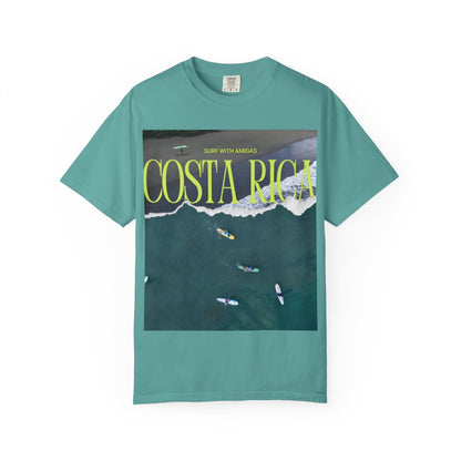 Costa Rica Surf T-Shirt — Aerial Wave & Surfers Graphic Tee