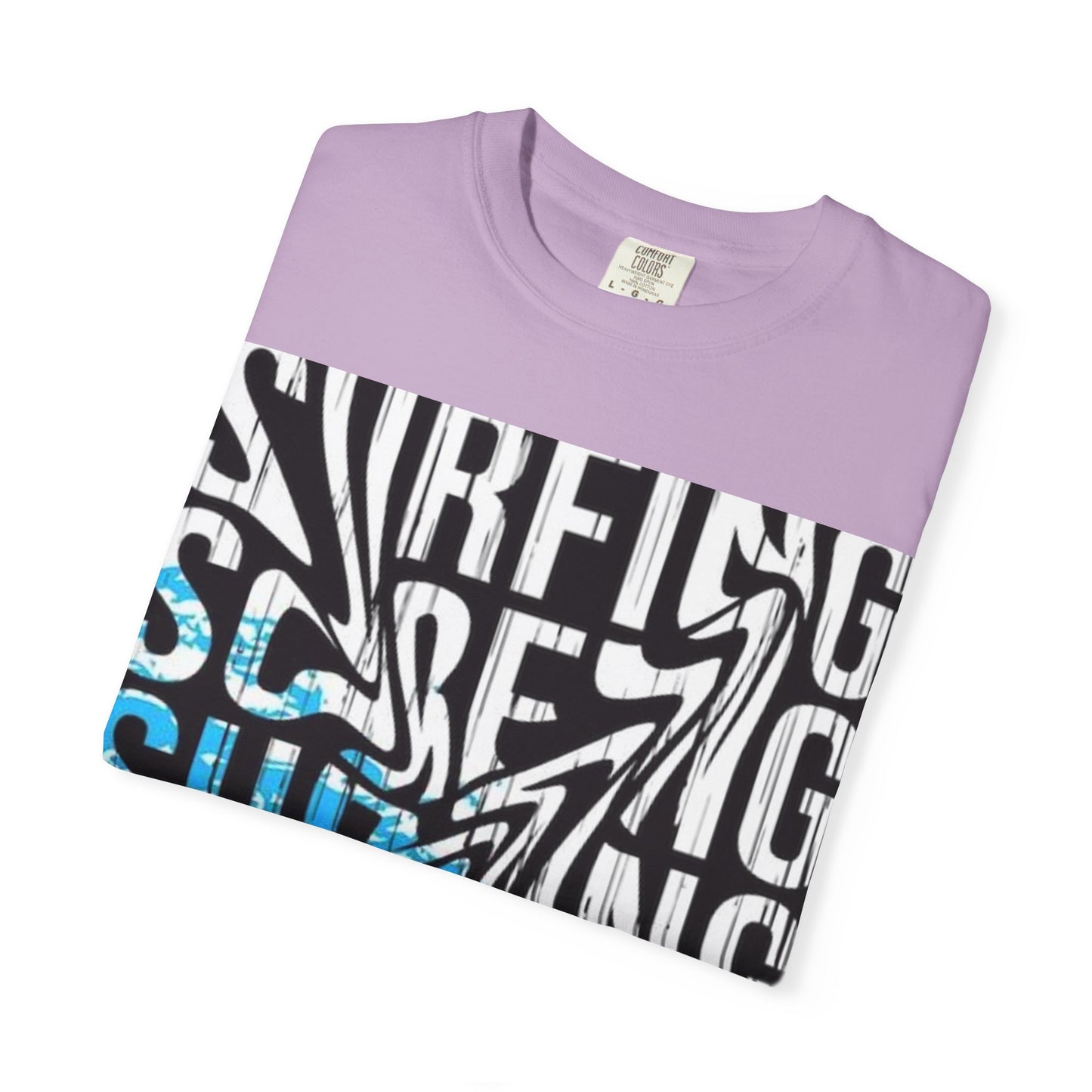 Wave Surfing Unisex Garment-Dyed T-Shirt | Casual Beachwear, Summer Style, Surfing Gift, Graphic Tee, Coastal Vibes