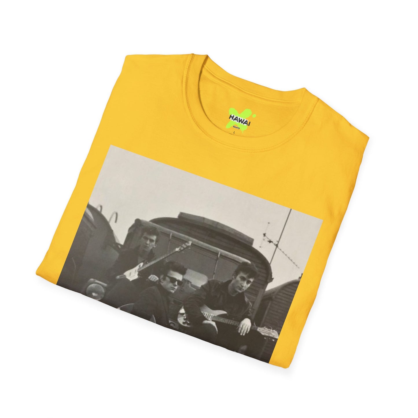 Vintage Rock Band Unisex Softstyle T-Shirt