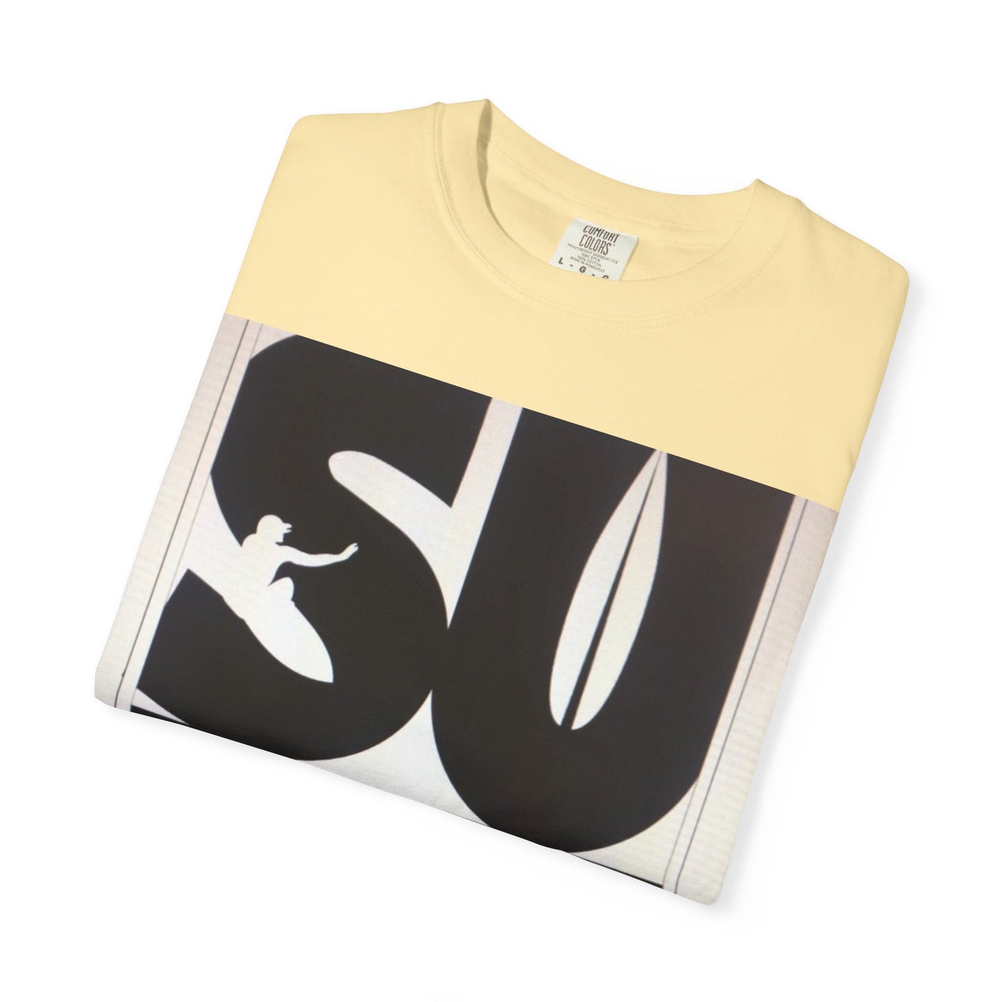 Surf Inspired Unisex Garment-Dyed T-Shirt, Beachwear, Casual Summer Tee, Surfing Gift, Trendy Streetwear, Comfortable Lifestyle Top