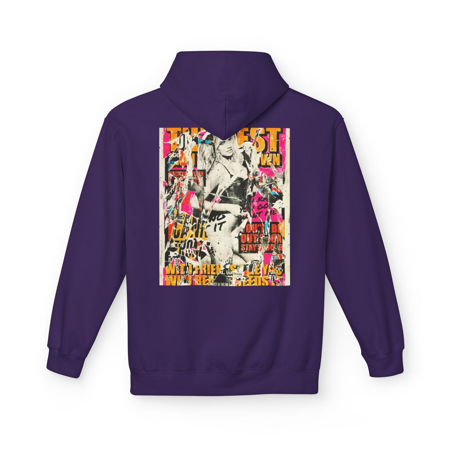 Unisex Midweight Softstyle Fleece Hoodie - Trendy Graphic Art Design