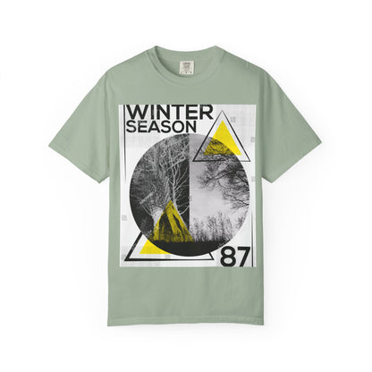 Winter Season Graphic T-shirt, Unisex Tee for Fashion Lovers, Cool Casual Wear, Winter Apparel, Unique Gift for Him/Her