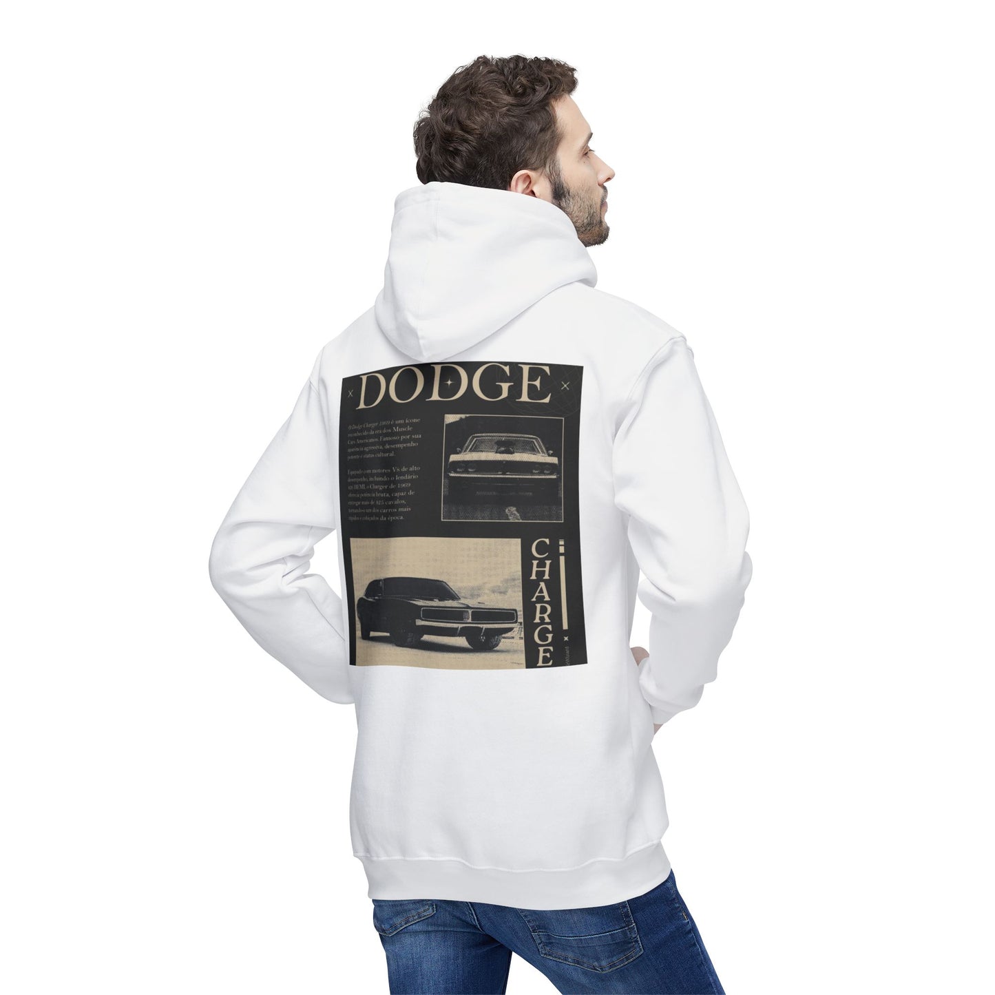 Retro Dodge Charger Unisex Hooded Sweatshirt