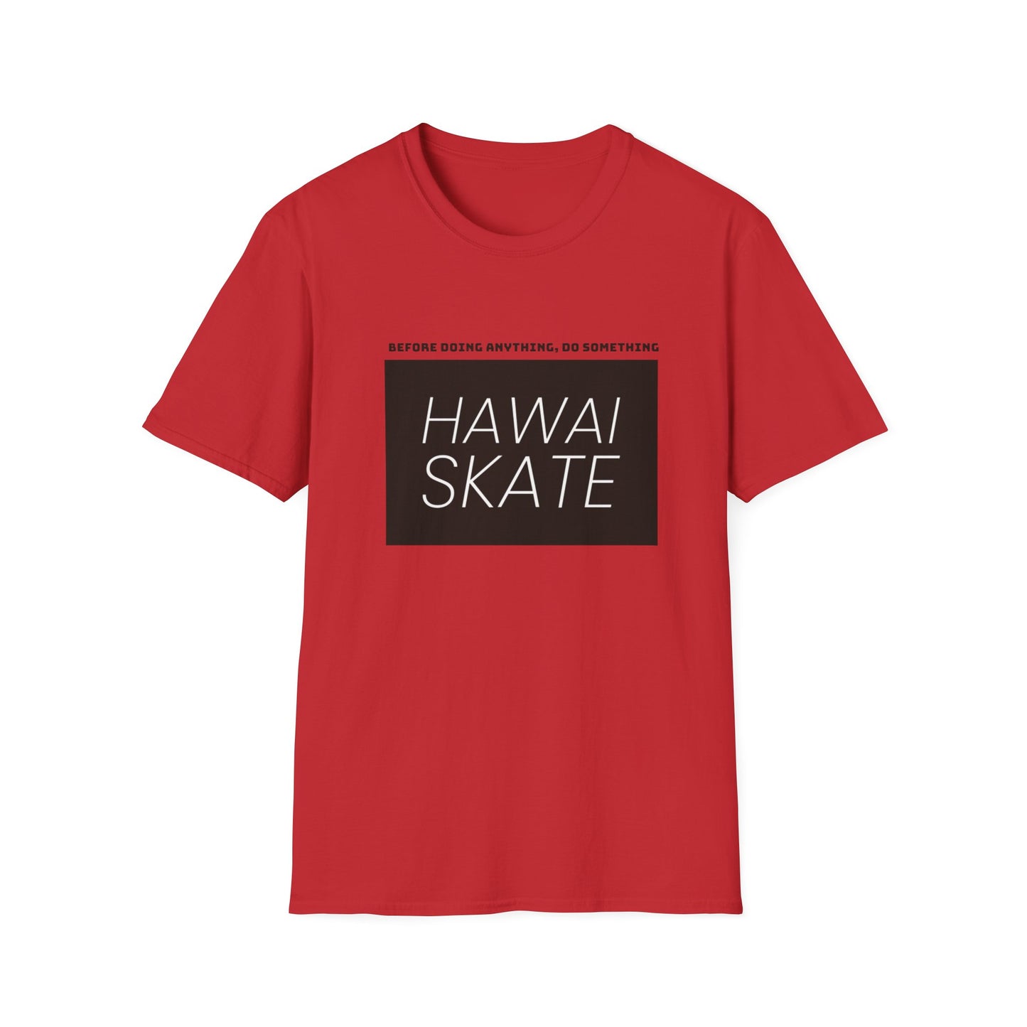 Hawaiian Skate Inspired T-Shirt, Casual Summer Wear, Skateboarder Gift, Beach Day, Graphic Tee, Cool Streetwear