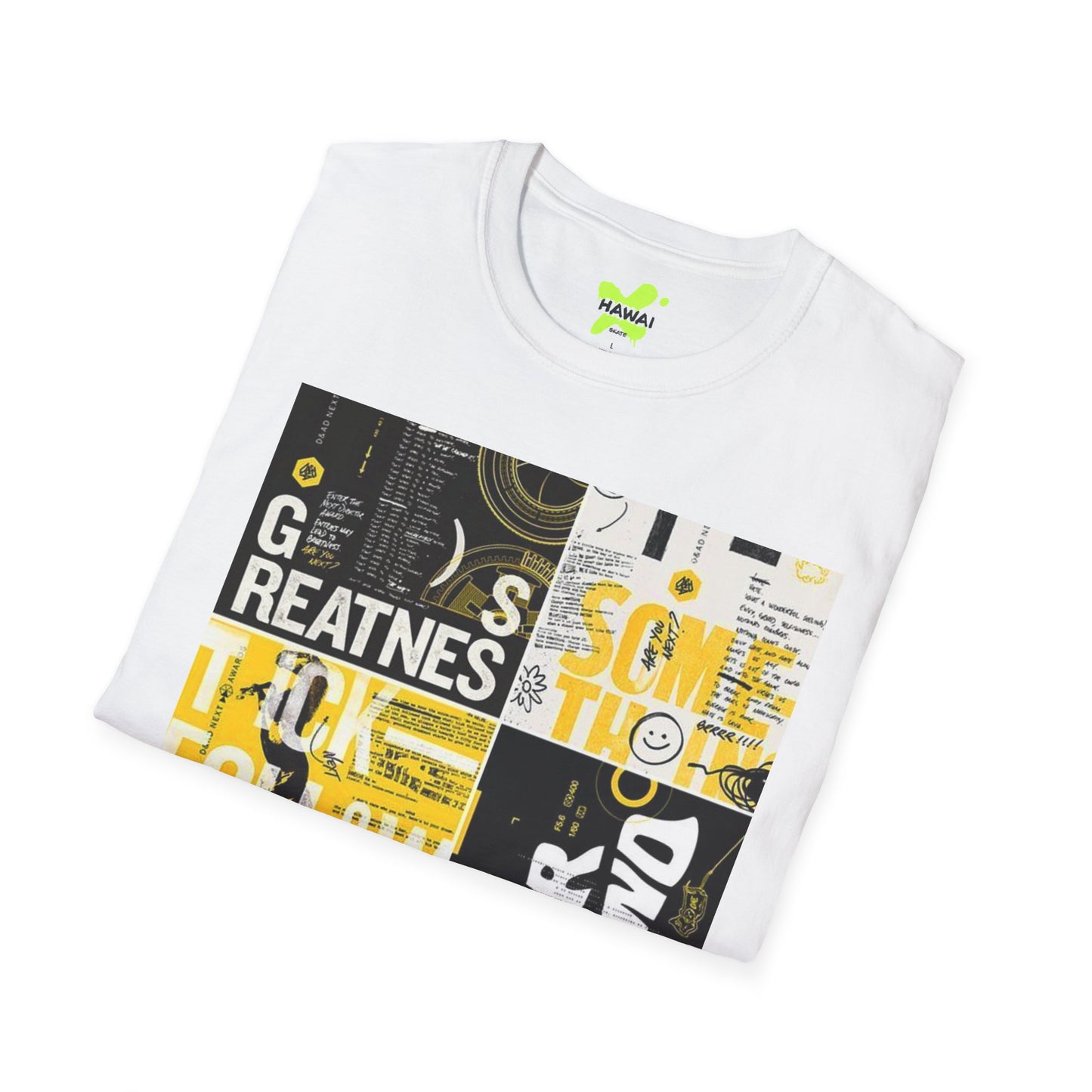 Unisex Graphic Tee - 'Never Give Up' Inspirational T-Shirt