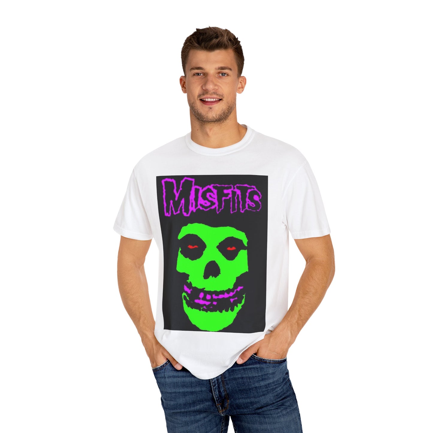 Unisex Misfits Graphic T-Shirt - Vintage Skull Design