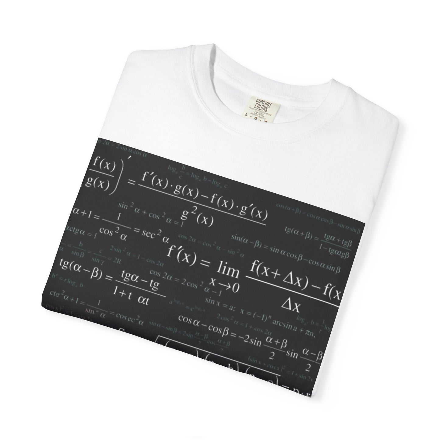 Unisex Garment-Dyed T-Shirt – Math Equation Graphic Tee for Students & Teachers