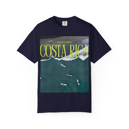 Costa Rica Surf T-Shirt — Aerial Wave & Surfers Graphic Tee