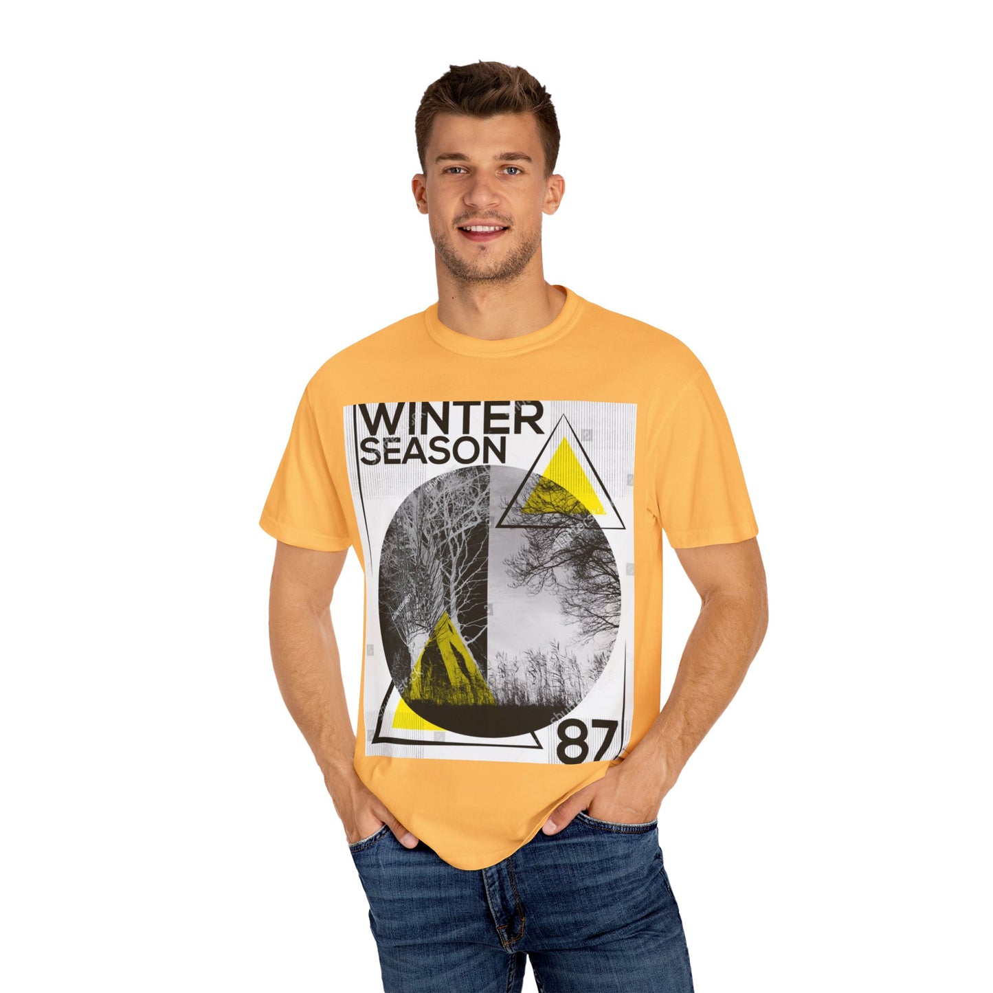 Winter Season Graphic T-shirt, Unisex Tee for Fashion Lovers, Cool Casual Wear, Winter Apparel, Unique Gift for Him/Her
