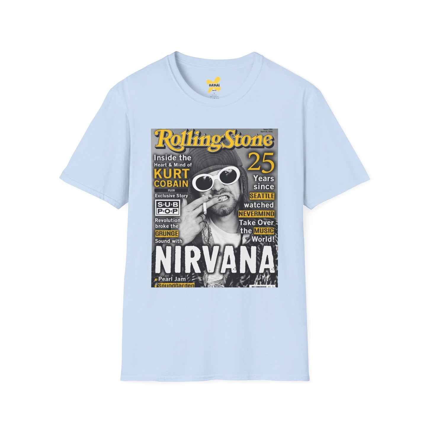 Nirvana Vintage Rolling Stone Unisex T-Shirt