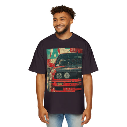 Vintage Racing Car Tee — Retro BMW Front Graphic T-Shirt