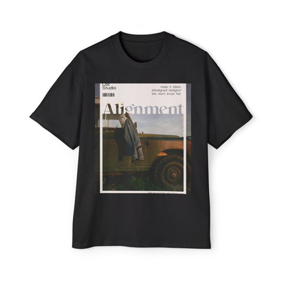 Alignment Vintage Jeep Graphic Tee – Men's Oversized Photo Print