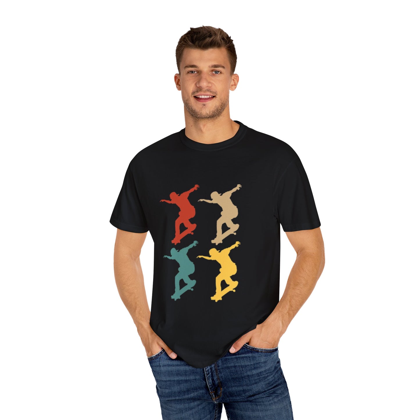 Vibrant Skateboarding T-Shirt for Adventure Lovers