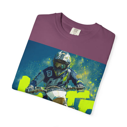 Motocross Dirt Bike Rider T‑Shirt — Extreme Off‑Road Racing Tee