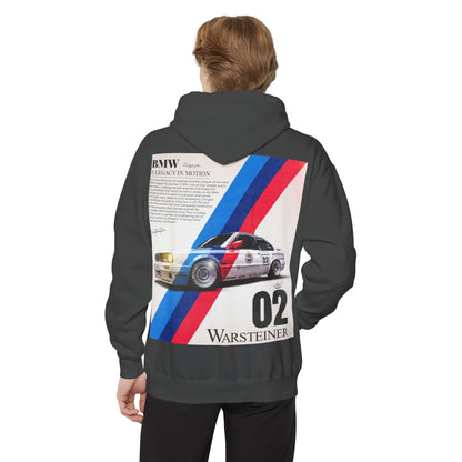 Volleyball Stripe Hoodie — Retro Yellow & Black Volleyball Design