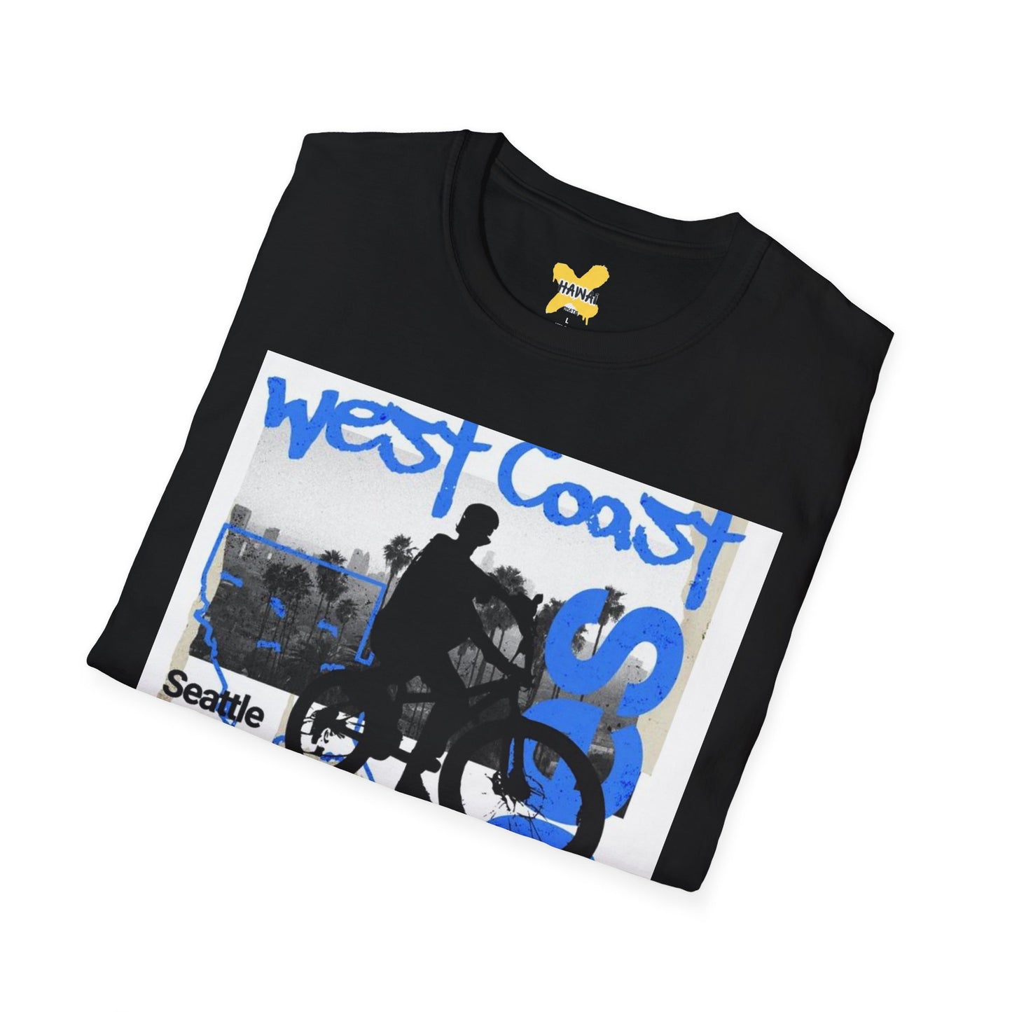 Vintage West Coast Graphic T-Shirt, Casual Tee, Summer Top, Gift for Travelers, Coastal Vibes Wear, Beach Day Shirt