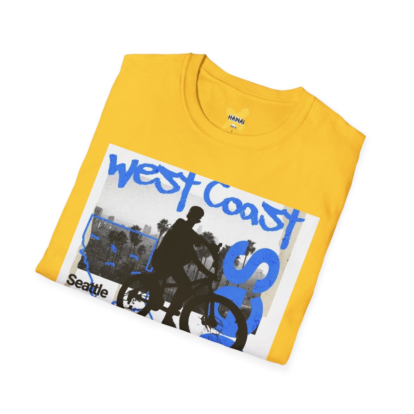 Vintage West Coast Graphic T-Shirt, Casual Tee, Summer Top, Gift for Travelers, Coastal Vibes Wear, Beach Day Shirt