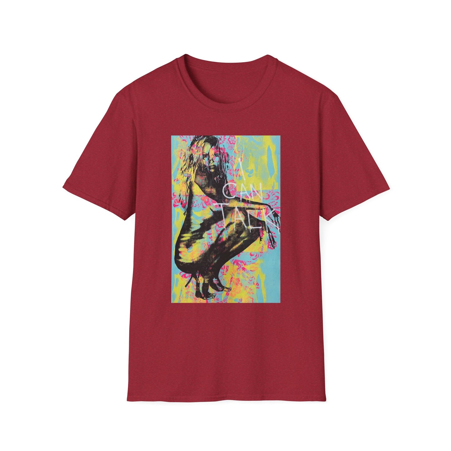 Artistic Unisex Softstyle T-Shirt - Vibrant Graphic Design for Creative Souls