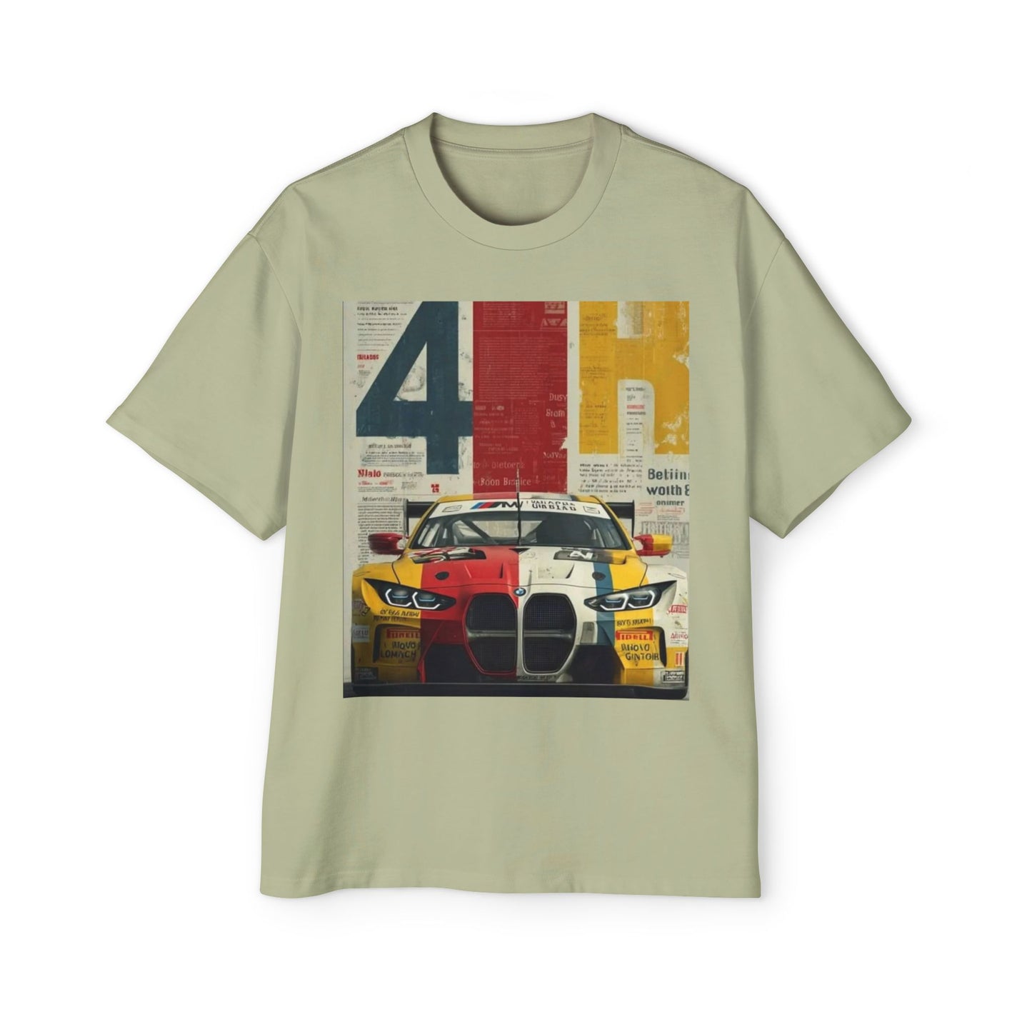 Racing Heritage Tee — Retro BMW M4 Motorsport Graphic T-Shirt