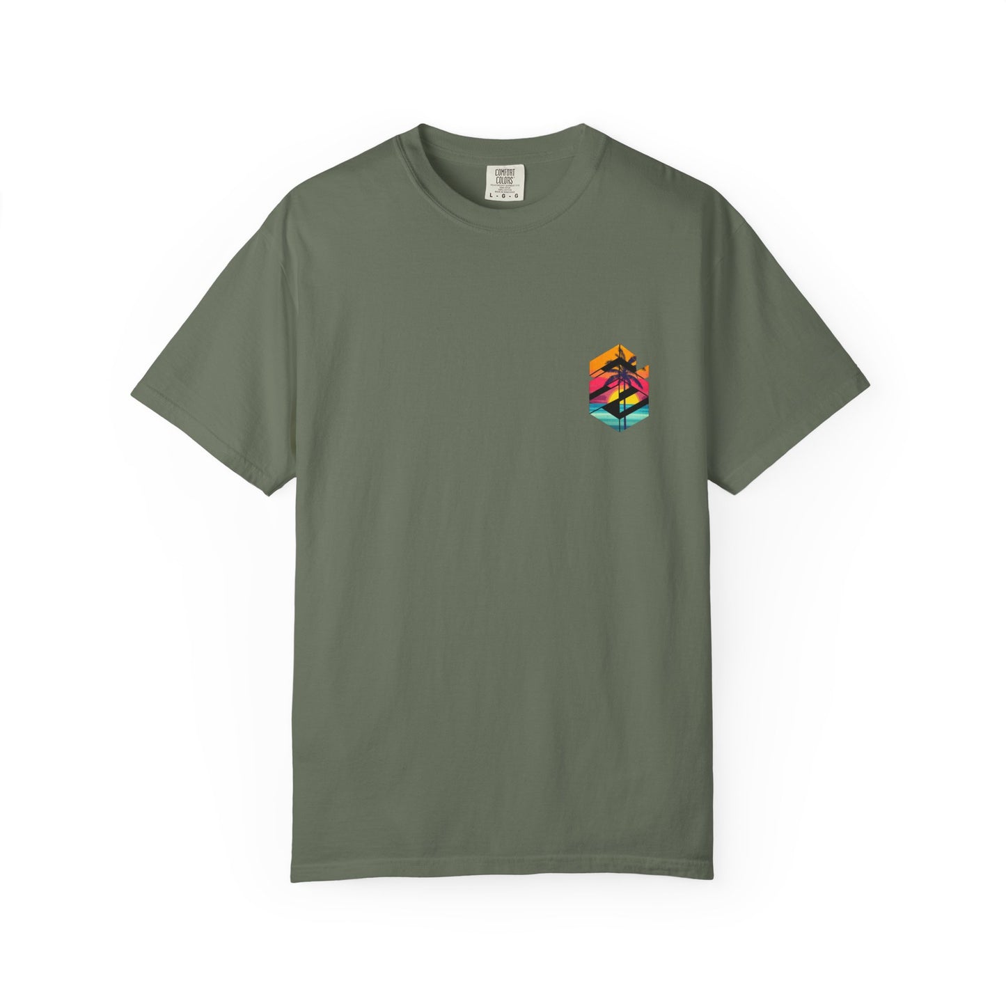 Tropical Sunset Unisex T-Shirt | Beach Vibes & Relaxation