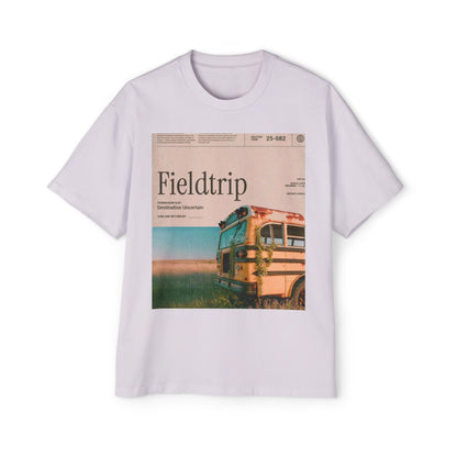 Fieldtrip Graphic Tee — Vintage School Bus Photo Print