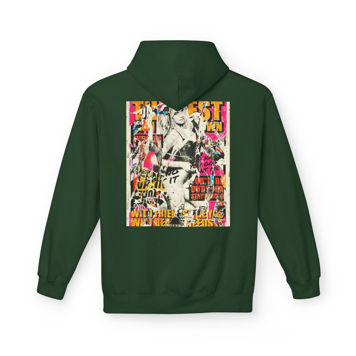 Unisex Midweight Softstyle Fleece Hoodie - Trendy Graphic Art Design