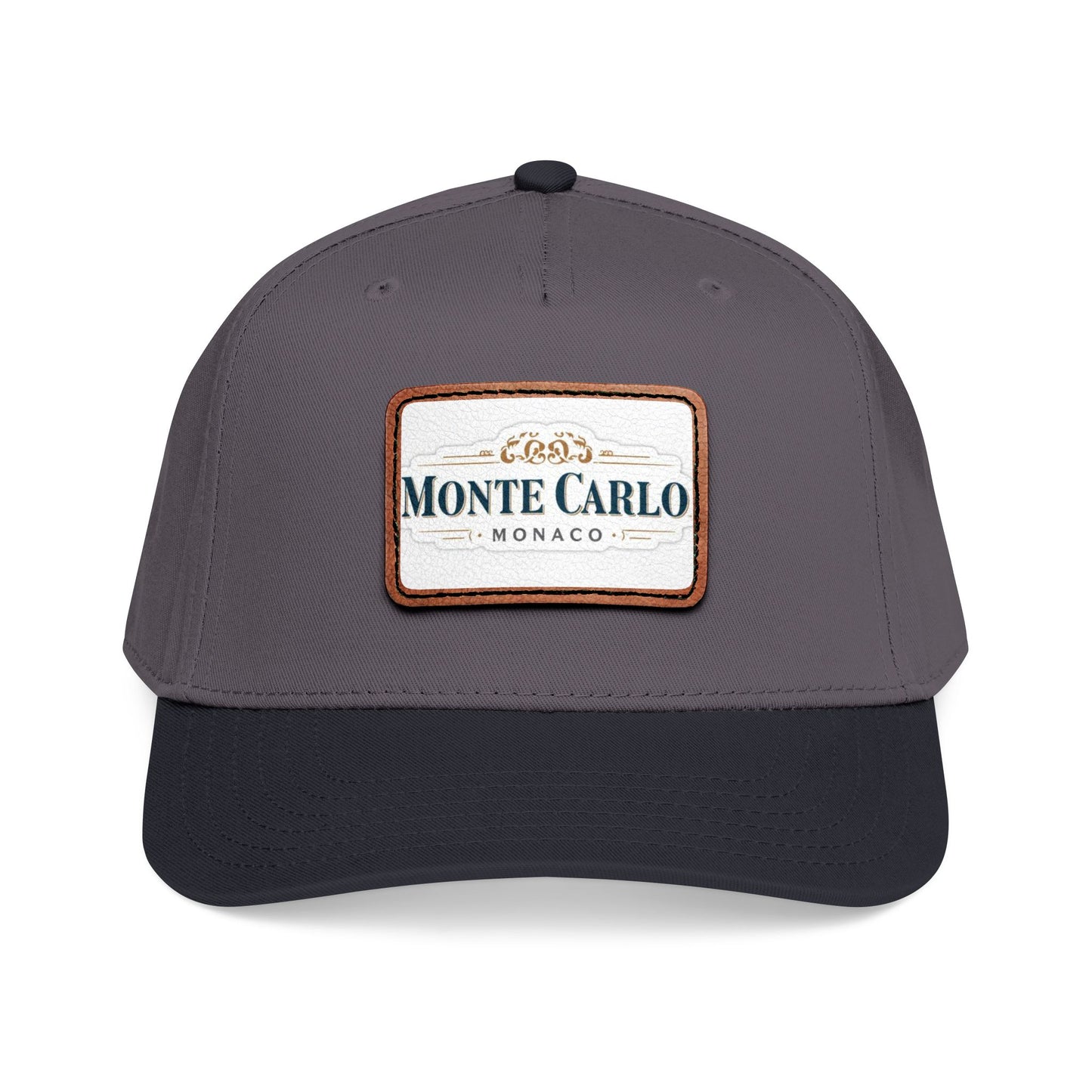 Monte Carlo Leather Patch Baseball Cap