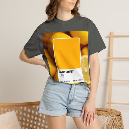 Pantone Lemon Print T-Shirt