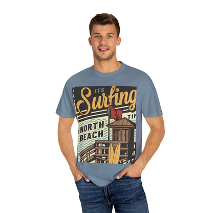 Surf Vibes Unisex T-Shirt - Retro Beach Tee, Casual Style, Summer Wear, Gift for Beach Lovers, Surfing Enthusiasts