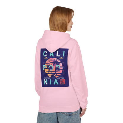California Beach Vibes Unisex Fleece Hoodie - Softstyle Midweight Sweatshirt
