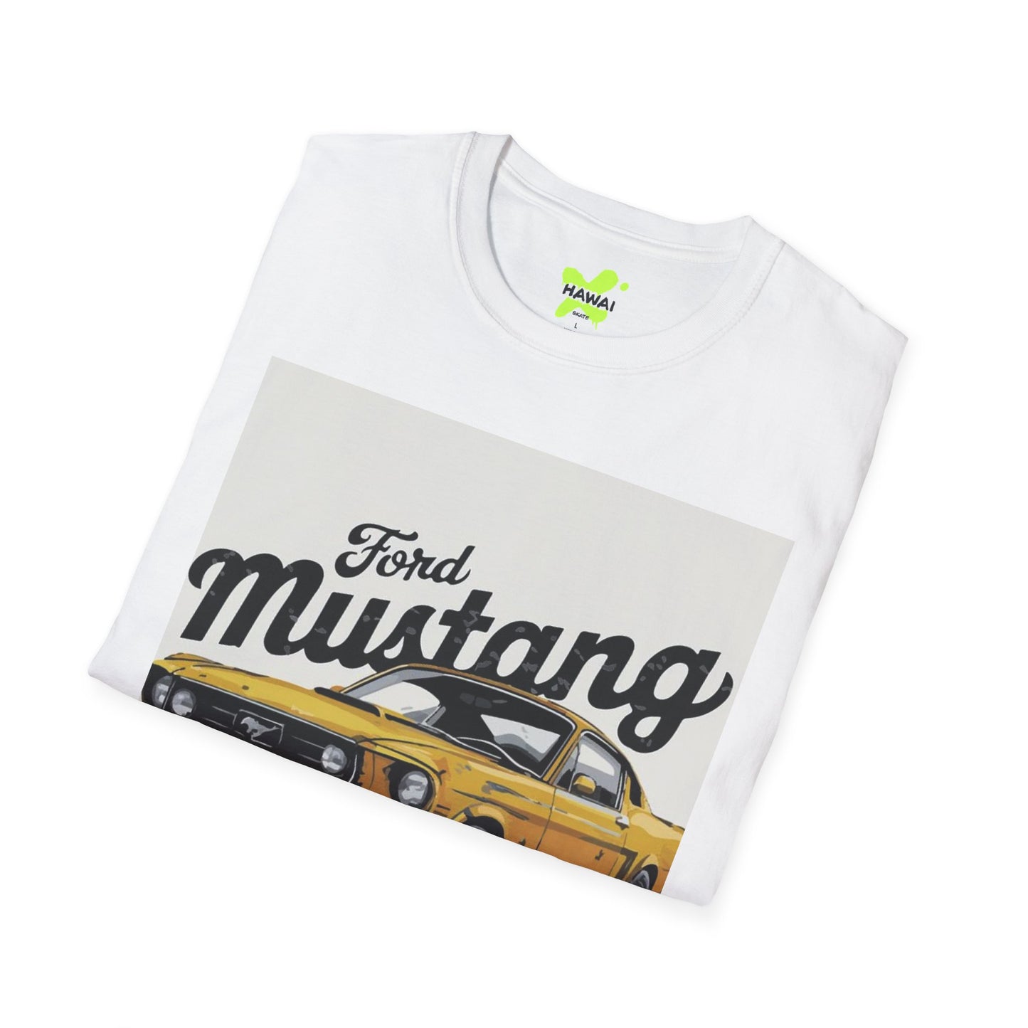 Vintage Ford Mustang Unisex Softstyle T-Shirt - Classic Car Lover Tee