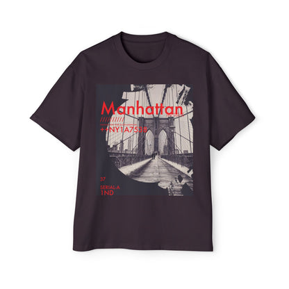 Manhattan Bridge Graphic Tee — Vintage NYC Photo Print