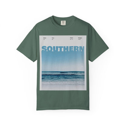 Southern Beach Photo T-Shirt — Ocean Waves Graphic Tee