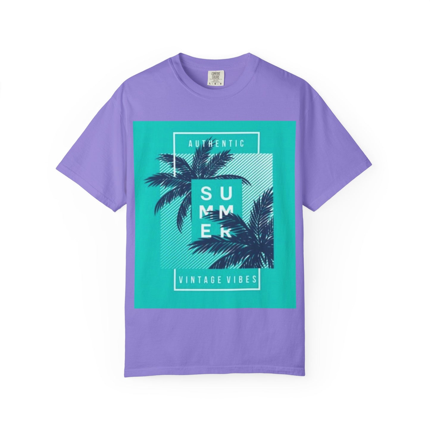 Summer Vintage Vibes T-Shirt — Palm Tree Graphic Tee