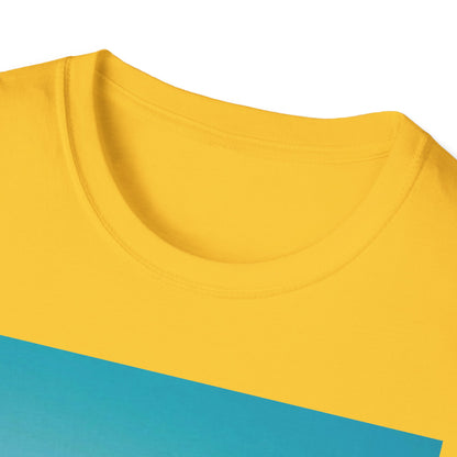 Vintage Yellow Car Unisex Softstyle T-Shirt | Retro Auto Tee for Car Enthusiasts