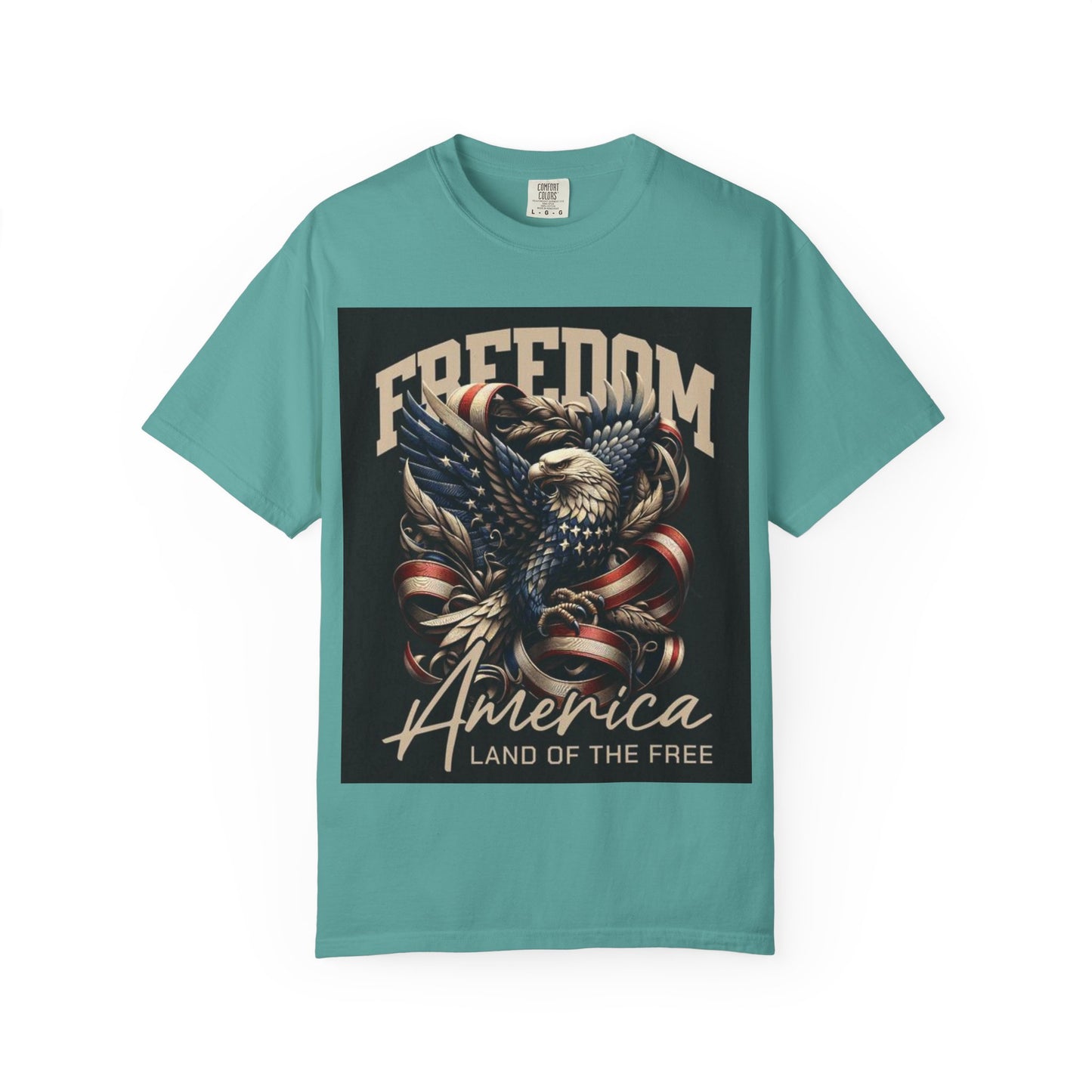 Patriotic Eagle T-Shirt, Freedom Apparel, American Pride Tee, Fourth of July Gift, Vintage Style Shirt