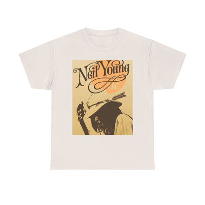 Vintage Rock Band T-Shirt featuring Neil Young, Music Lover Gift, Concert Apparel, Unisex Style, Retro Graphic Tee