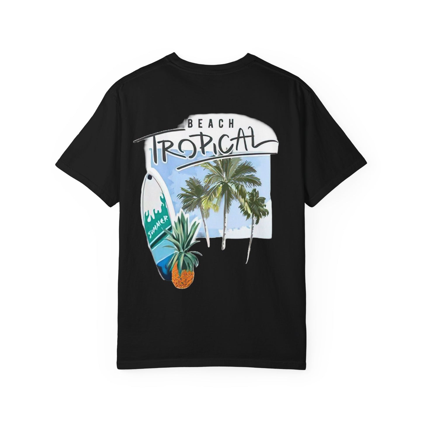 Tropical Graphic Tee, Unisex Beach Shirt, Summer Shirt, Vacation Wear, Casual Essentials, Gift for Beach Lovers