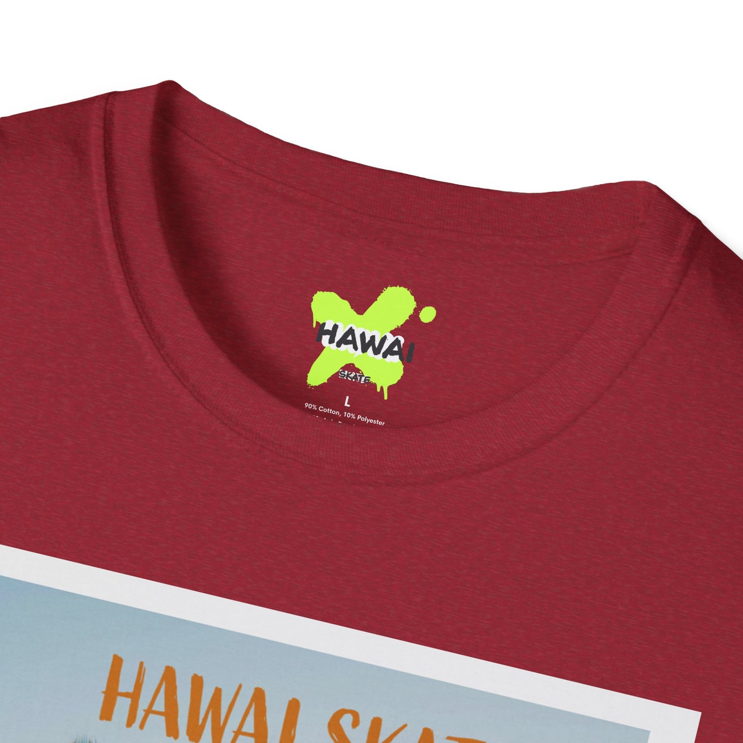 Hawaii Skate LA Unisex Softstyle T-Shirt – Grand Re-Opening Retro Vibe