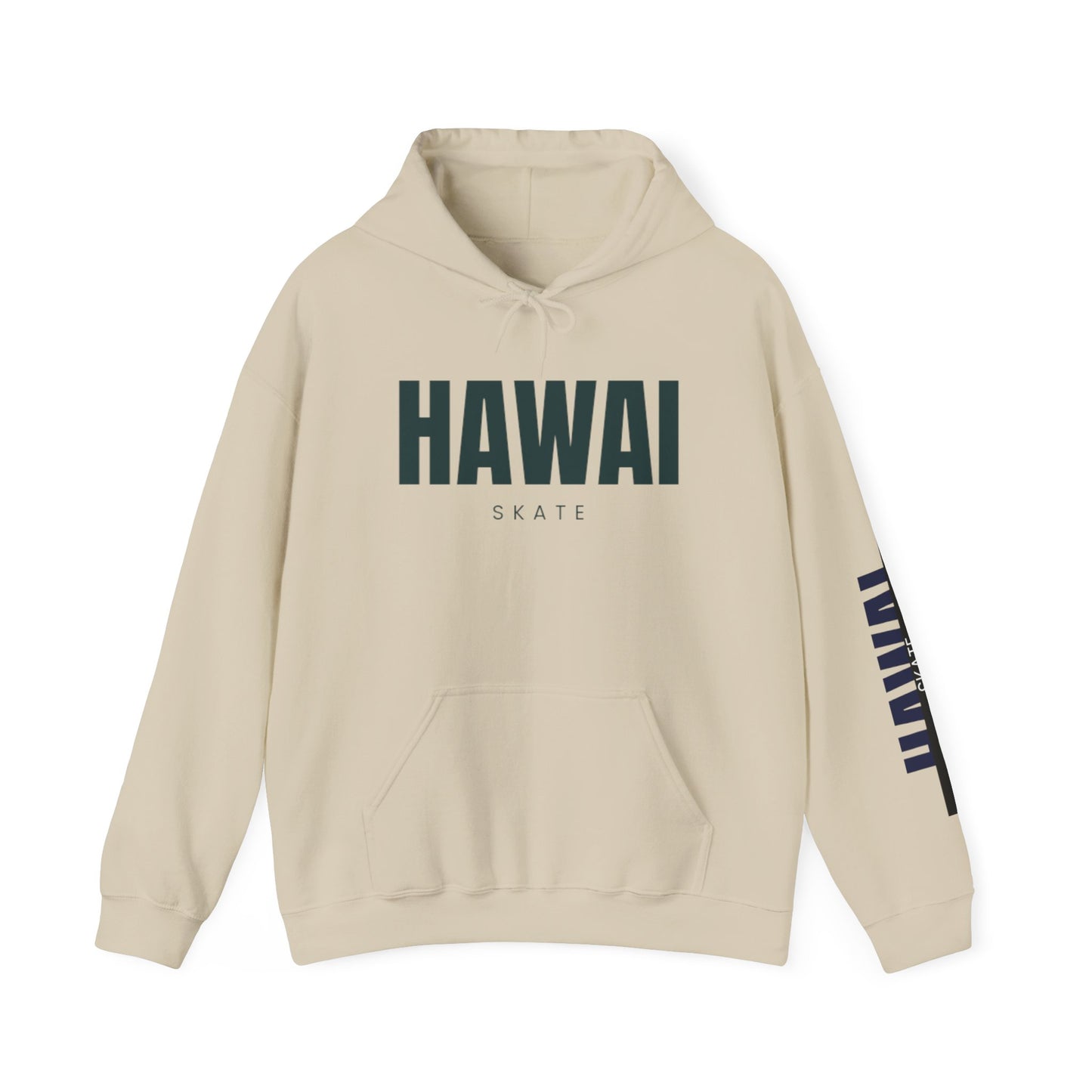 Hawai Skate Hooded Sweatshirt - Casual Streetwear, Unisex Pullover, Perfect for Skate Lovers, Ideal for Everyday Wear, Gift for Him/Her