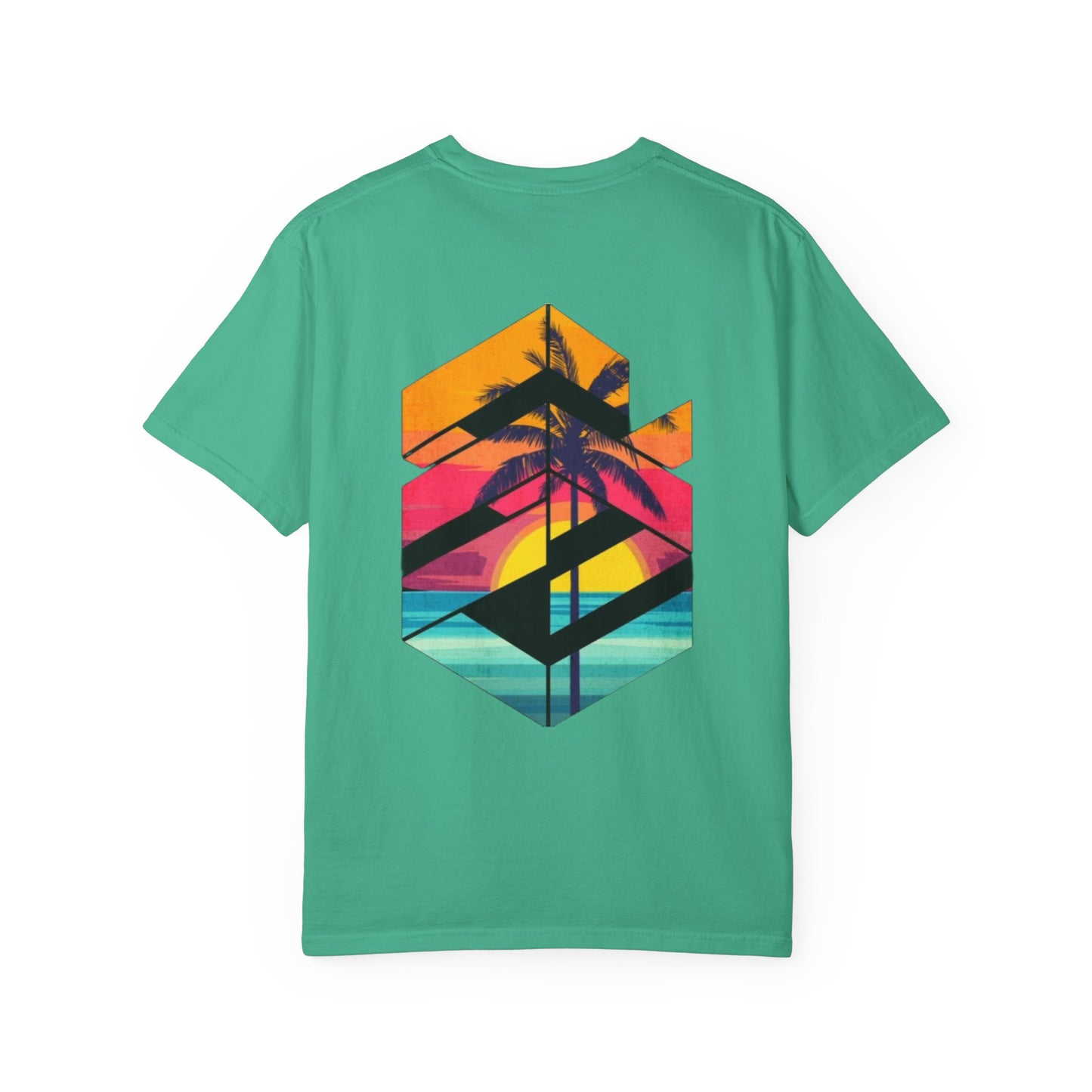 Tropical Sunset Unisex T-Shirt | Beach Vibes & Relaxation