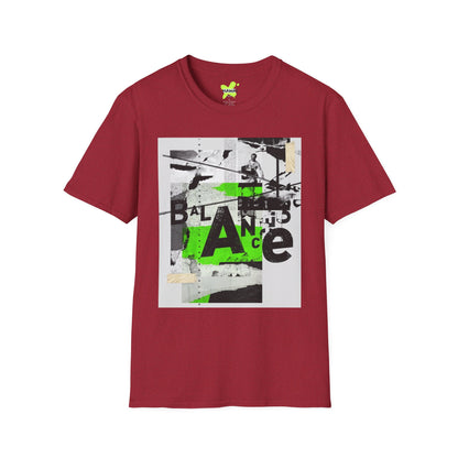 Trendy Unisex Graphic Tee - 'Balance' Design for Everyday Style