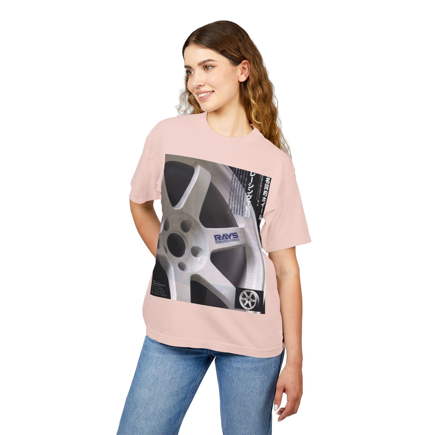 Rays Wheel Graphic Tee - JDM Racing Rim T-Shirt