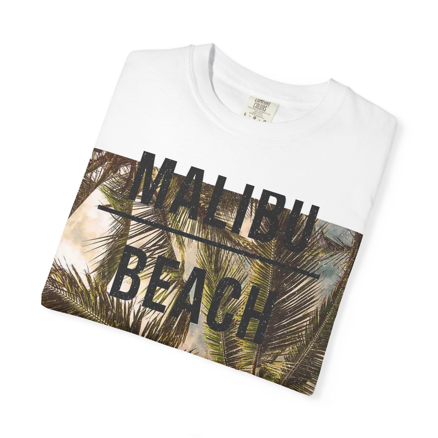 Malibu Beach Palm Photo T-Shirt