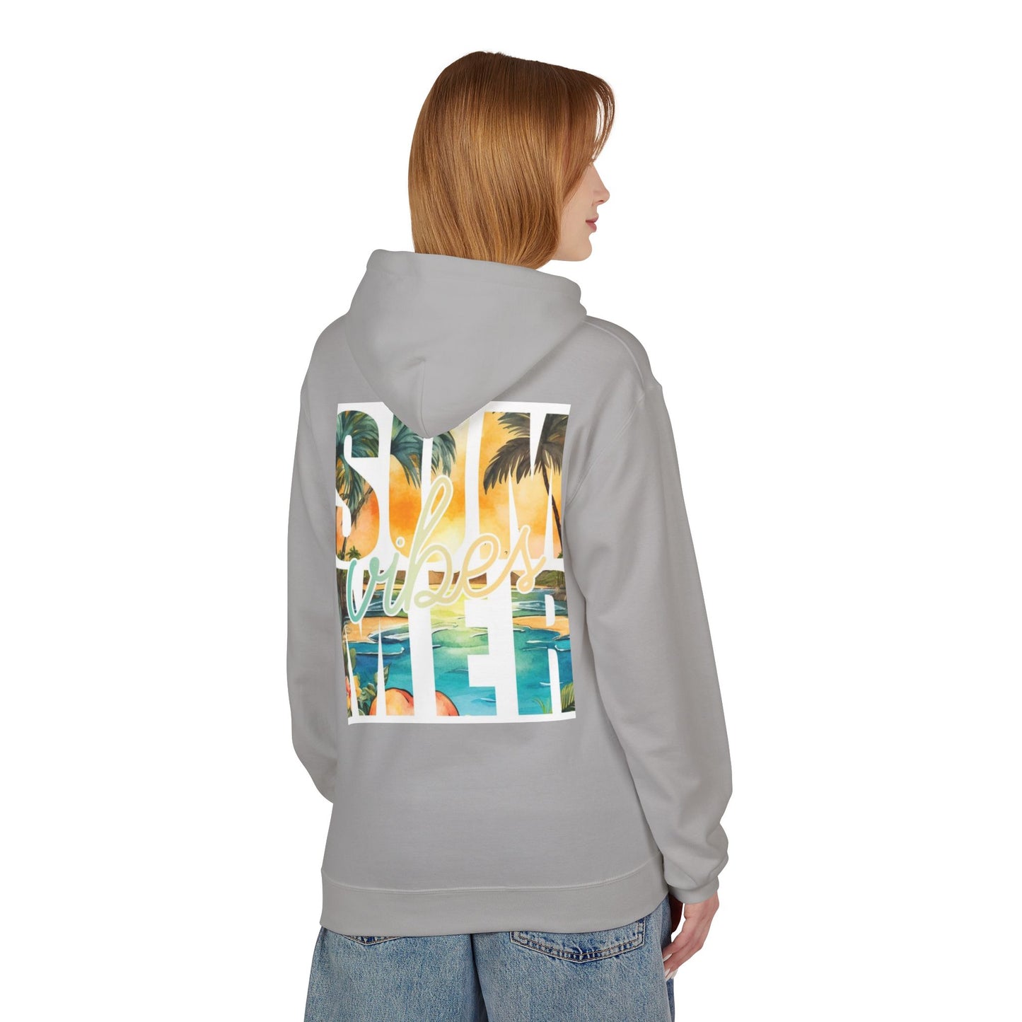 Summer Vibes Unisex Fleece Hoodie
